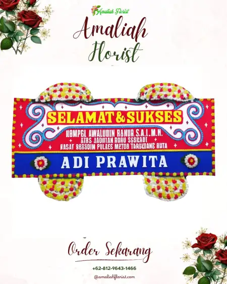 Papan Bunga Ucapan Selamat Selo